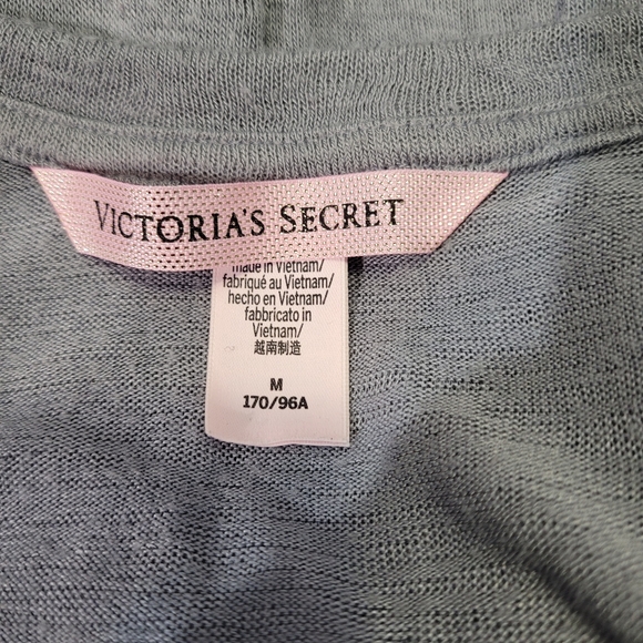Victoria Secret Long Sleeve Gray Henley - Picture 5 of 6